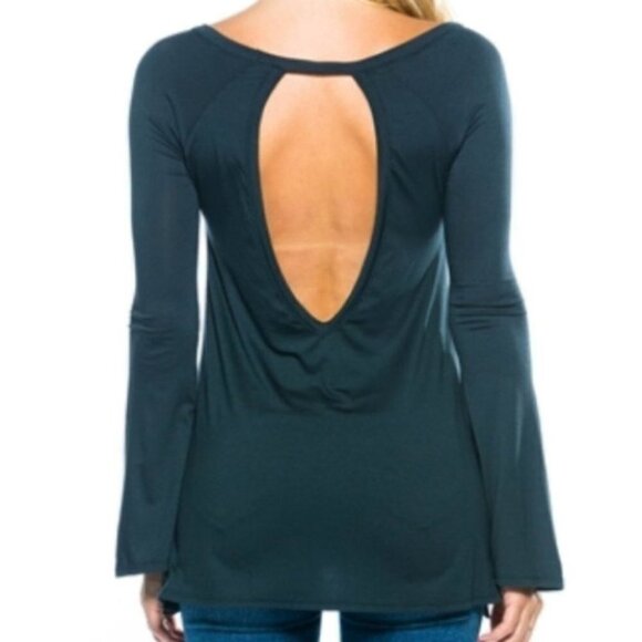 SOFT LONG SLEEVED TOP - Picture 1 of 2